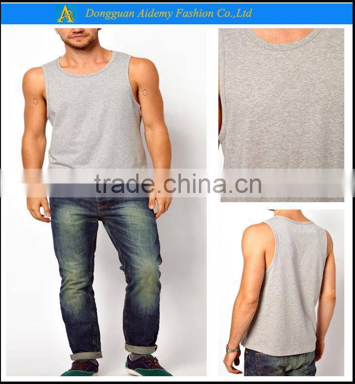 China supplier cotton tank tops for men