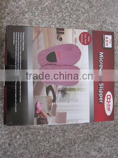 wholesale office warm slippers microwave heated slippers