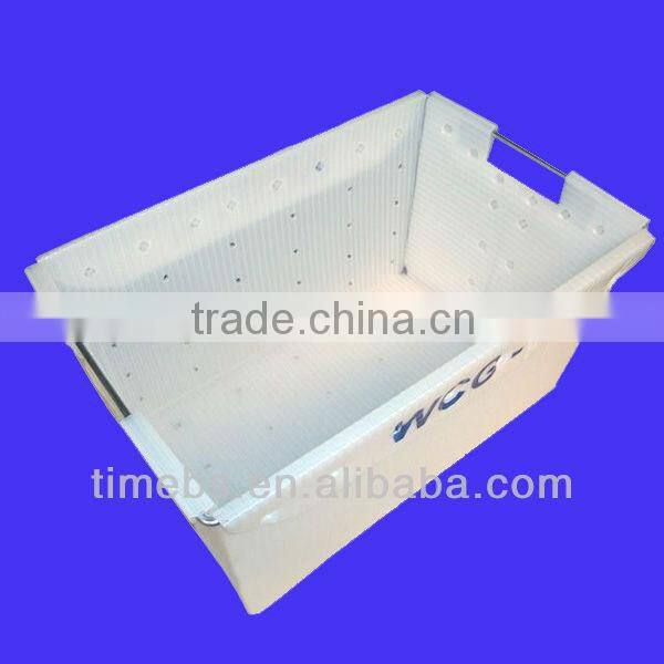 Corrugated plastic totes