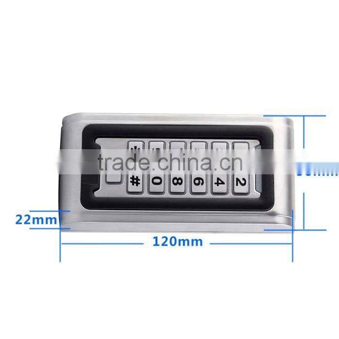 Metal case smart card rfid standalone reader with IP68 waterproof