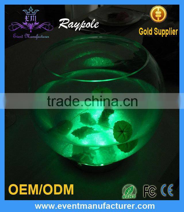 Rechargeable Multi-Color Changing Round Bottle Glorifier LED Light Base