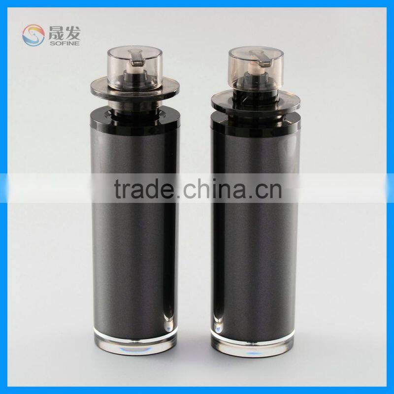 Rotate cap cosmetic lotion pump bottle