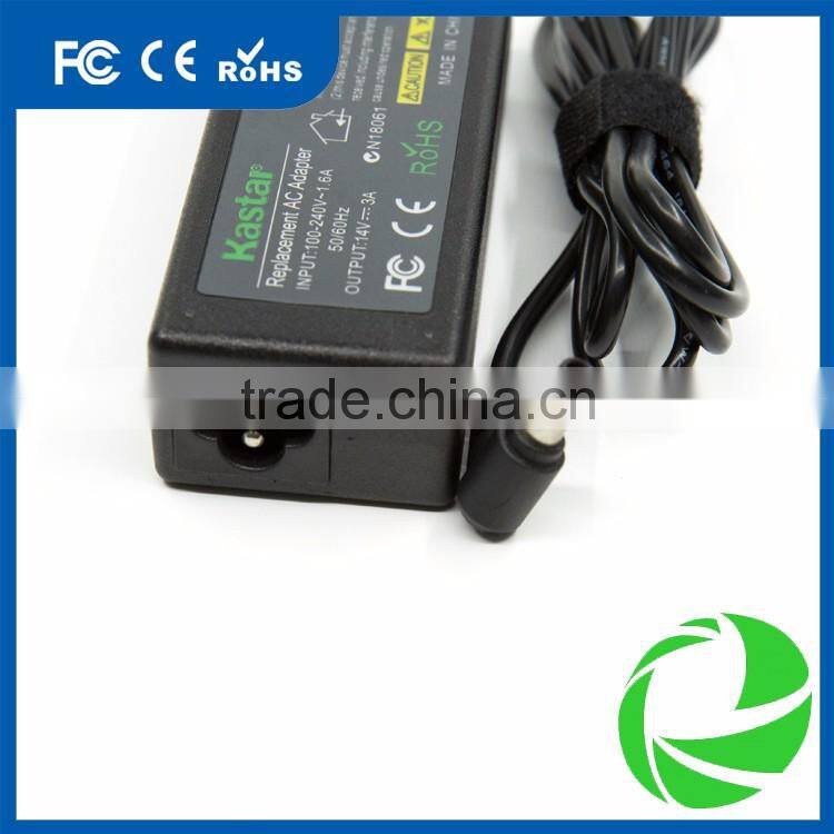Guangzhou notebook power supply factory wholesale 14V 3A Laptop Charger For samsung 42W adapter power supply