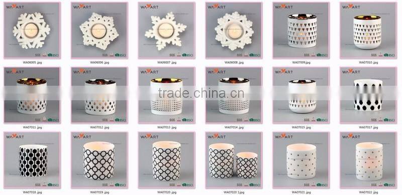 Special Gold Plated Deer Shaped Ceramic Mini Candle Holder