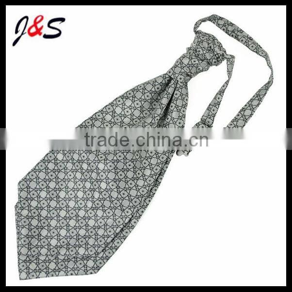 latest mens polyester ascot tie 008