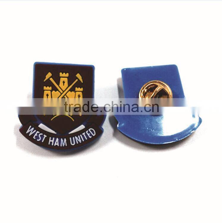 2D deboss custom logo OEM soft pvc badges