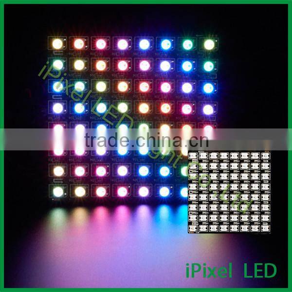high power magic 10mm 16 * 16 IC ws2812b SMD 5050 led pannel