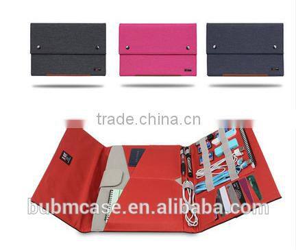 BUBM 2016 folding colorful design slim for macbook case , notebook handbag ,bag for macbook11"13"