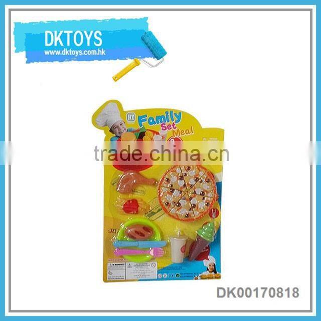 Food toys and pizza type for kids to play
