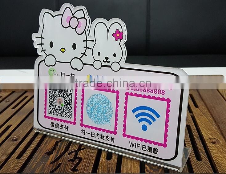 skill-screen acrylic table top nameplate display stand