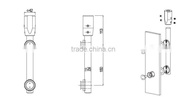 The factory product bill of lading information bottom mirror door pivot hinge