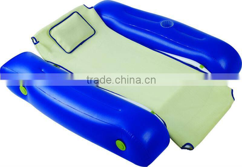 Poolstar P1952 pool floating chair with two inflatable PVC arm