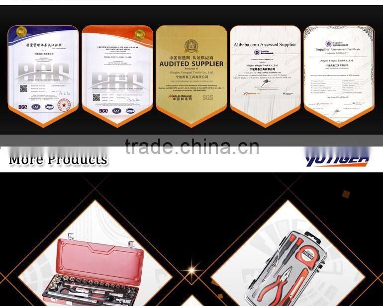 43Pcs Bits Sockets Ratchet Handle Transparent Case Tools Set