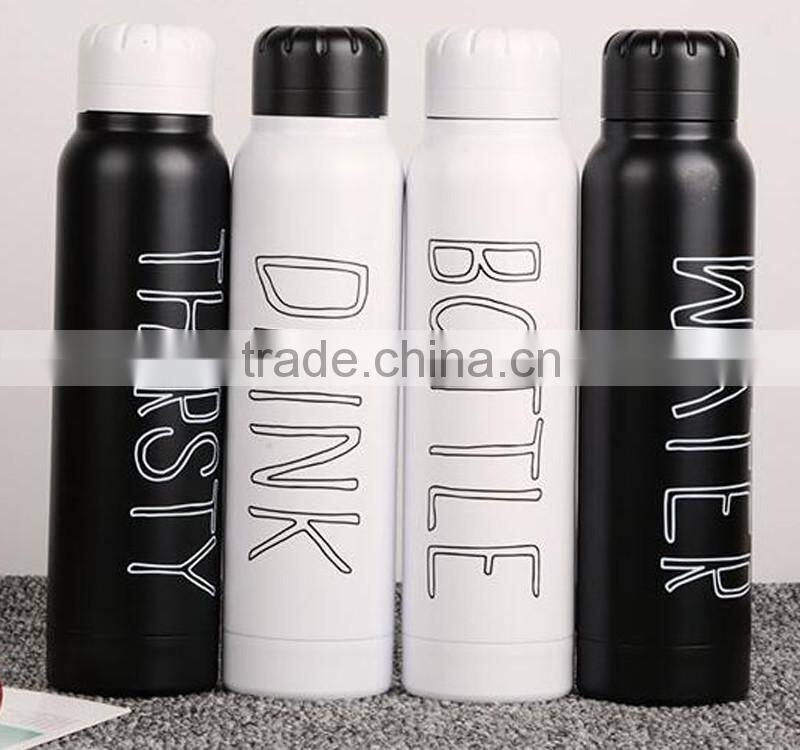 New Product 2016 Vacuum Insulated Double Walll Stainless Steel Water Bottle