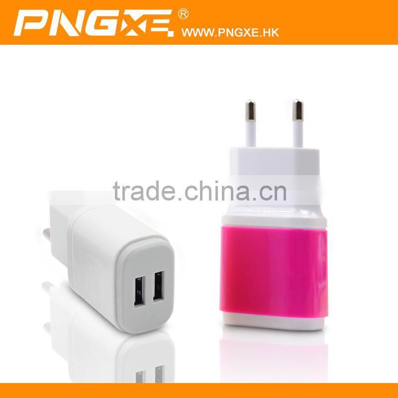 wholesale high quality two usb charger for Samsung Galaxy s5 s6