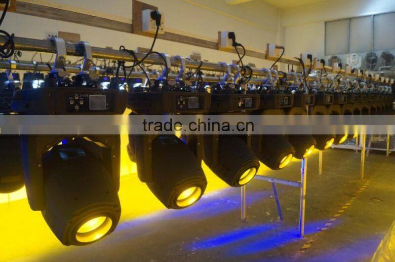 shooting with strong brightness 17r beam spot wash 3 in 1 350w moving head light