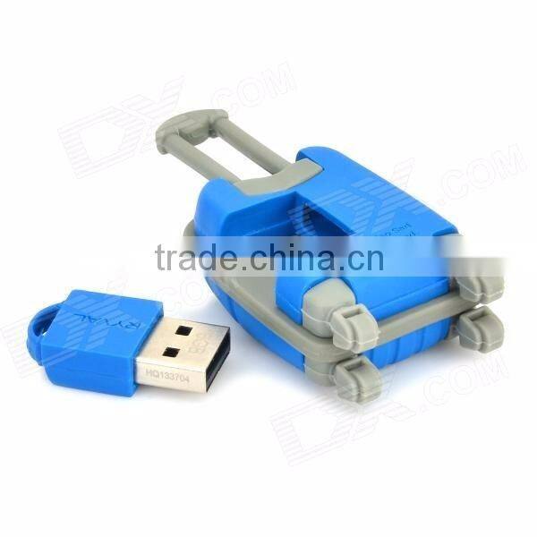 luggage shape usb mini bag usb PVC gifts