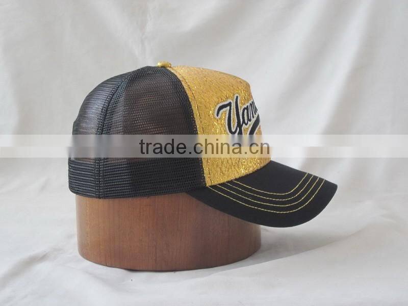 promotional 5 Panel trucker cap with Embroidered Logo