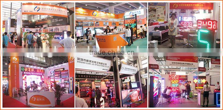 Outdoor single red p10 led moving message display