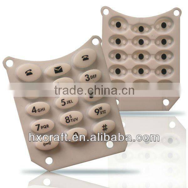 New design,Silicon rubber keypad for remote control,OEM is welcome