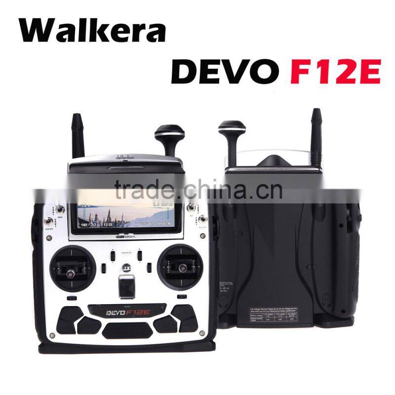 Walkera DEVO F12E Perfect FPV 12CH RC Transimitter with 5in LCD Screen Mode 2 Support 2.4GHz/5.8G 32CH Telemetry