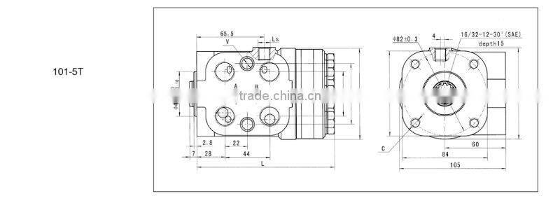 101S-5T tractor parts -steering hydrostatic