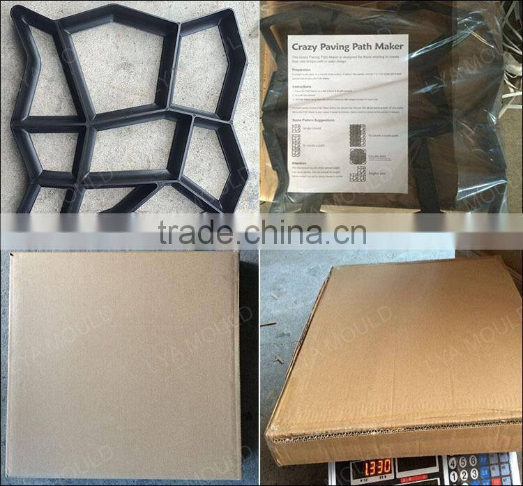 Good quality new design Garden Path plastic moulds paving stone