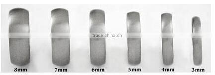 Cool carbon fiber couple wedding rings coffee plated with laser