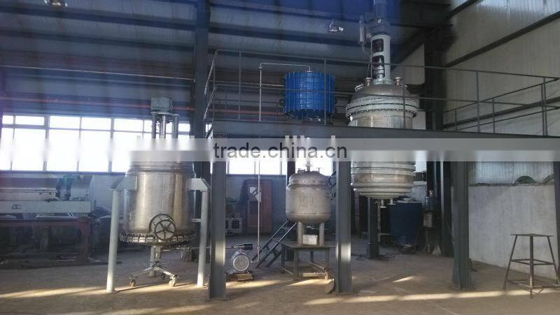 Stainless steel jacketed Reactor complete with Condenser unit