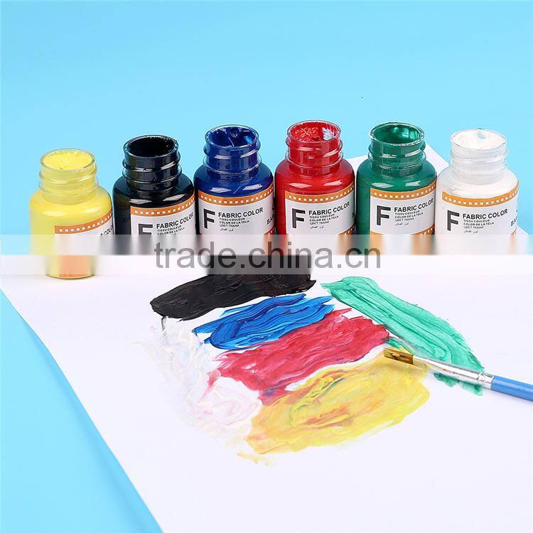 High grade eco-friendly ceramic paints, DIY ceramic hand-painted paints 6 colors