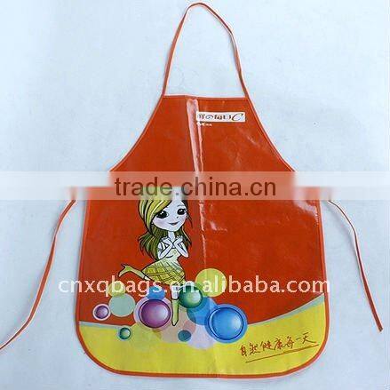 cartoon printed kitchen apron