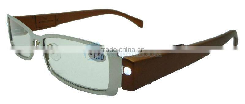 Nice reading glasses with light eye glasses led glasses hot selling BRM2846