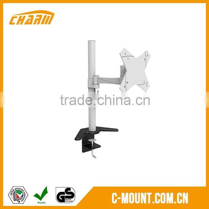 Table mount tv bracket for 10"-27", factory supply lcd tv clamp bracket