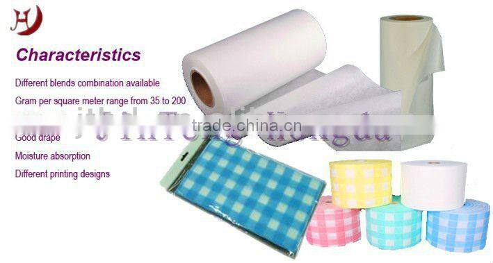 Printed Mesh Spunlace Nonwoven Dusting Cloth