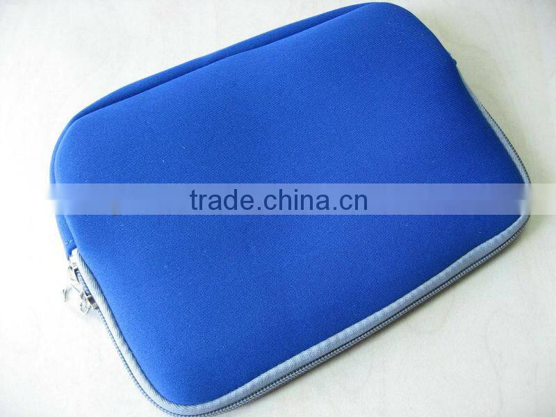 Hot selling neoprene zipper case for 7 inch