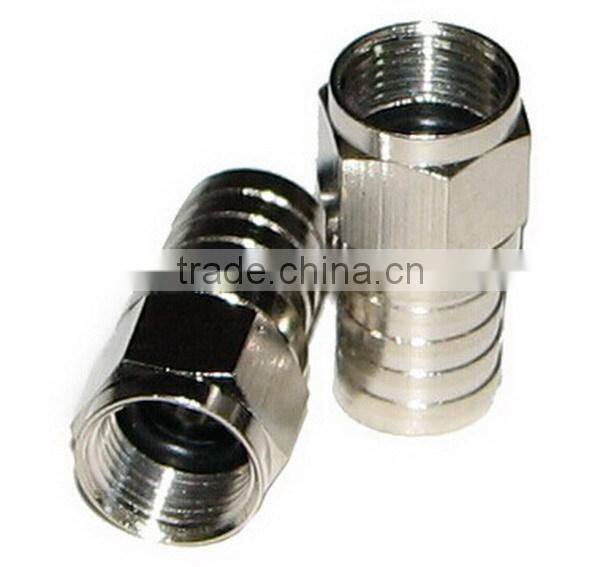 New style hot-sale brass screwed f connector