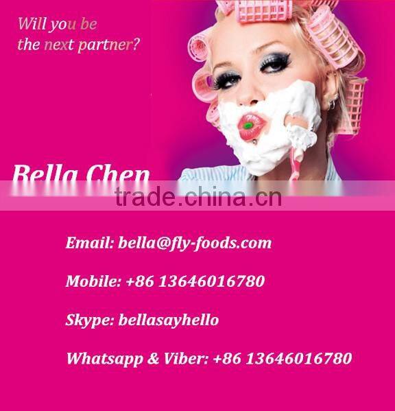 fruit flavour halal gummy worms