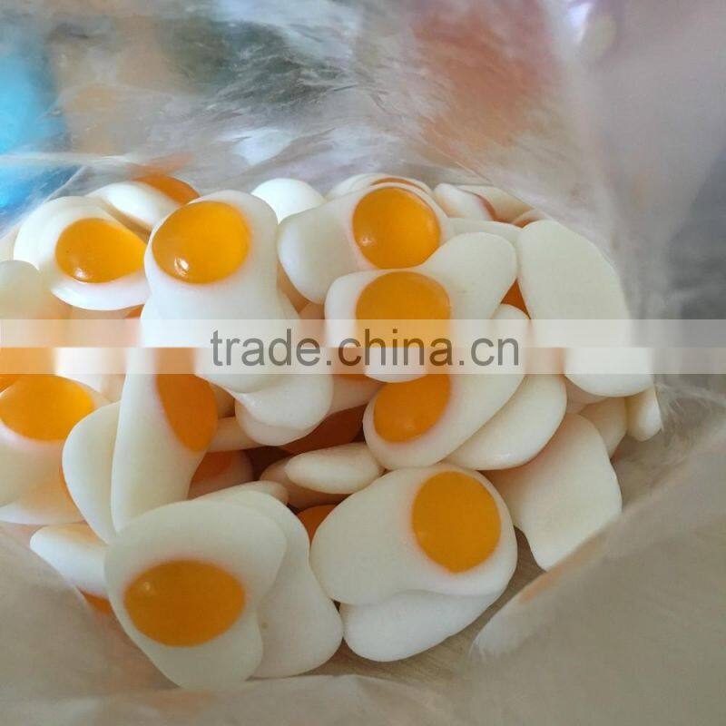 Hot Selling Lollies Eggs Shape Halal Gummy Candy