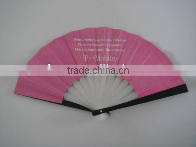 4c printed promotion folding paper fan
