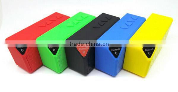 Mini Portable Bluetooth Wireless Speaker with TF Card/FM/Audio in Function