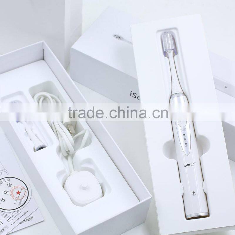 2017 Hot China Waterproof Sonic Electric Toothbrush For Adults