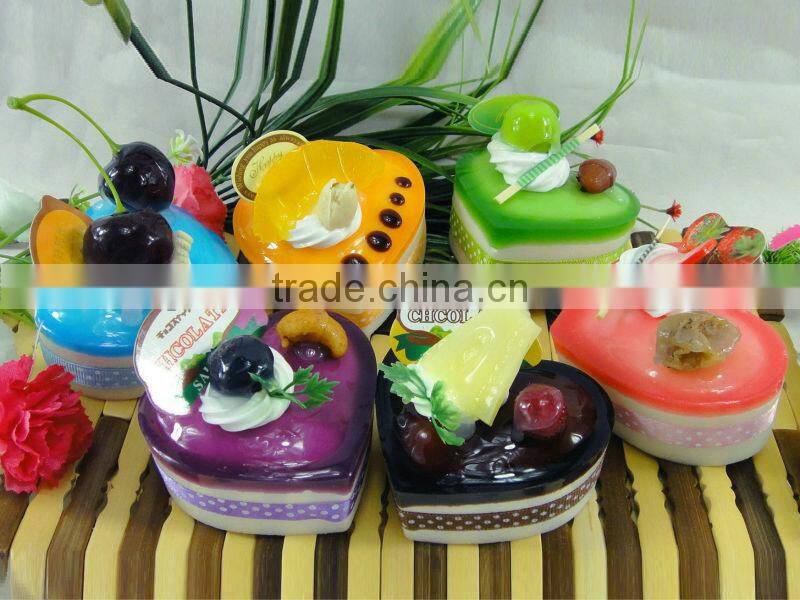 Fake 6 exquisite mousse cake for birthday party decoration/Fridge magnet produts
