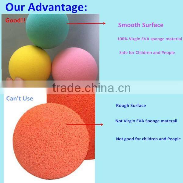 Smooth and Safe Children Plastic Sponge Foam Ball(50.60mm)