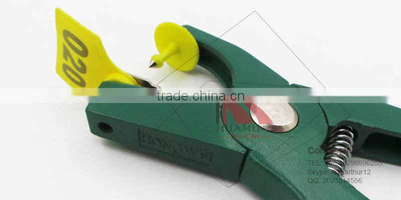 TPU ear tag for cattle in yellow 49*43 mm