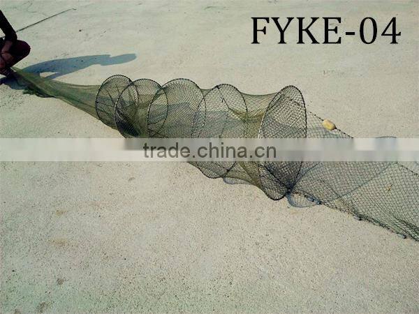 Wholesale Double over fishing trap Fyke nets eel trap