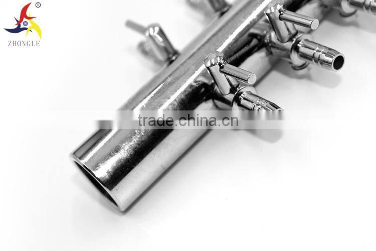 19 mm inlet 4 mm outlet 1way in 8 way out metal air control valve