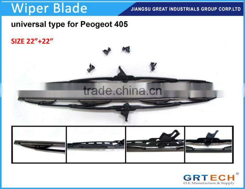 22''+22'' windshield car wiper blade for Peugeot 405