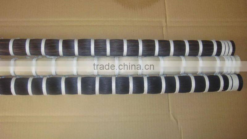 most popular black horse tail extension low price Cheap horse tail hairs supplier