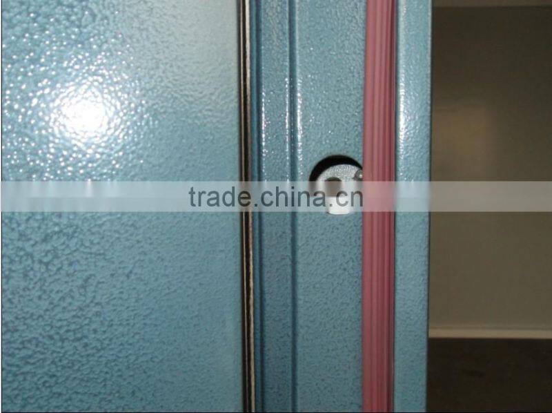 three doors sandwich panel prefab garage