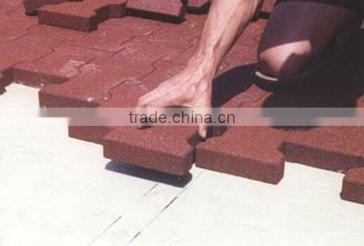 red dog bone rubber slab! red rubber tile